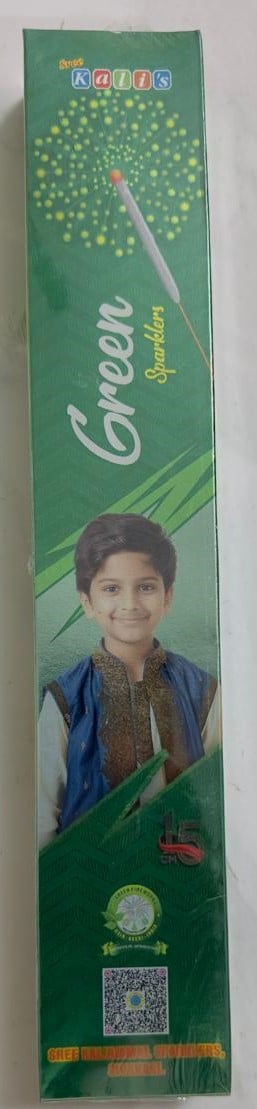 15 Cm Green Sparklers (10 Pcs) - image 2