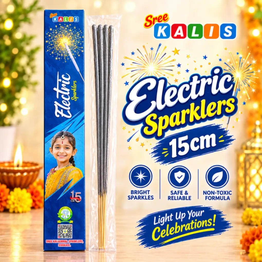 15 Cm Electric Sparklers (10 Pcs) - image 2